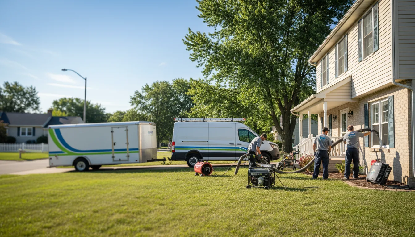 Flooded Basement Restoration And Cleanup With Repair in Stuttgart, AR near me
